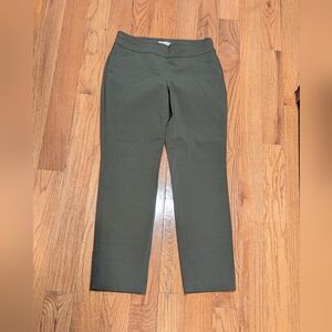 Talbots Pull On Pants - Olive Green Size 8 Petite